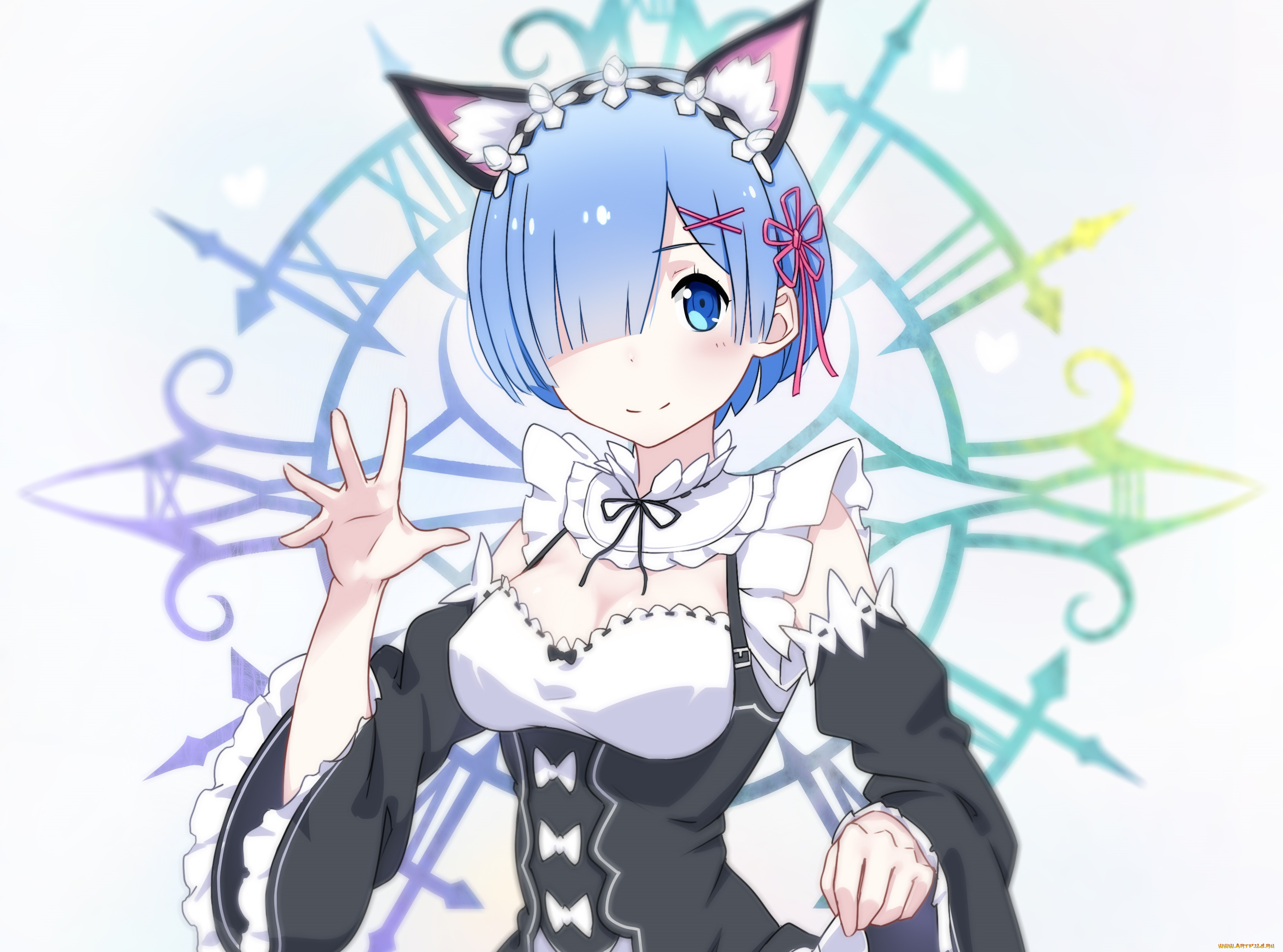 аниме, re, , zero, kara, hajimeru, isekai, seikatsu, rem