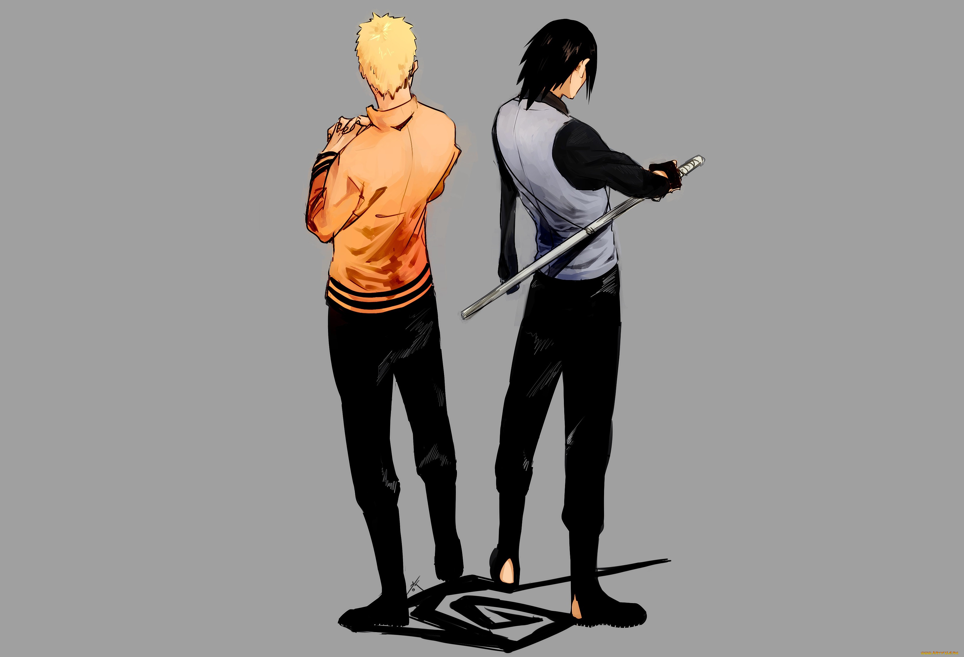 аниме, naruto, наруто, саске