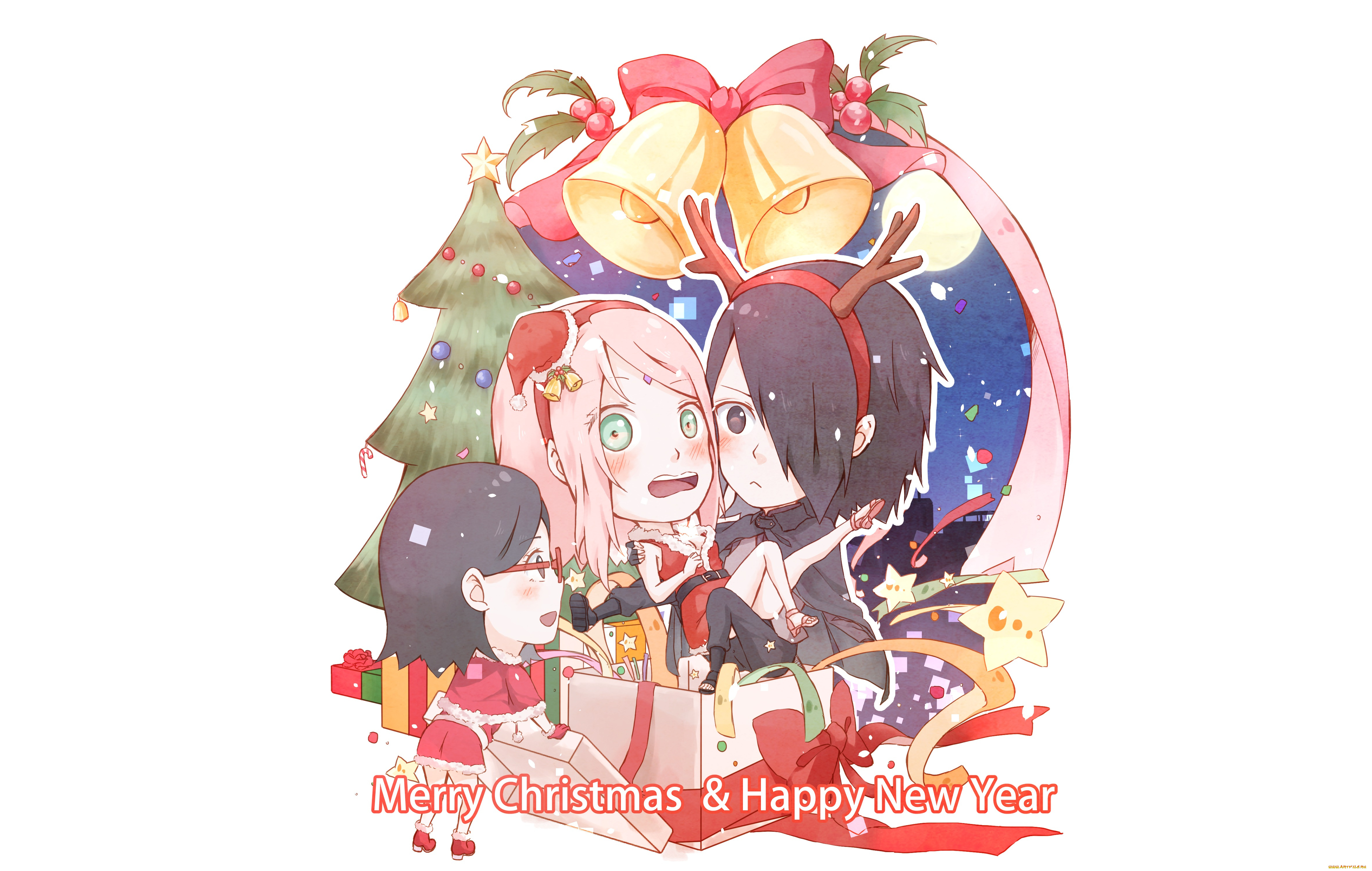 аниме, naruto, семья