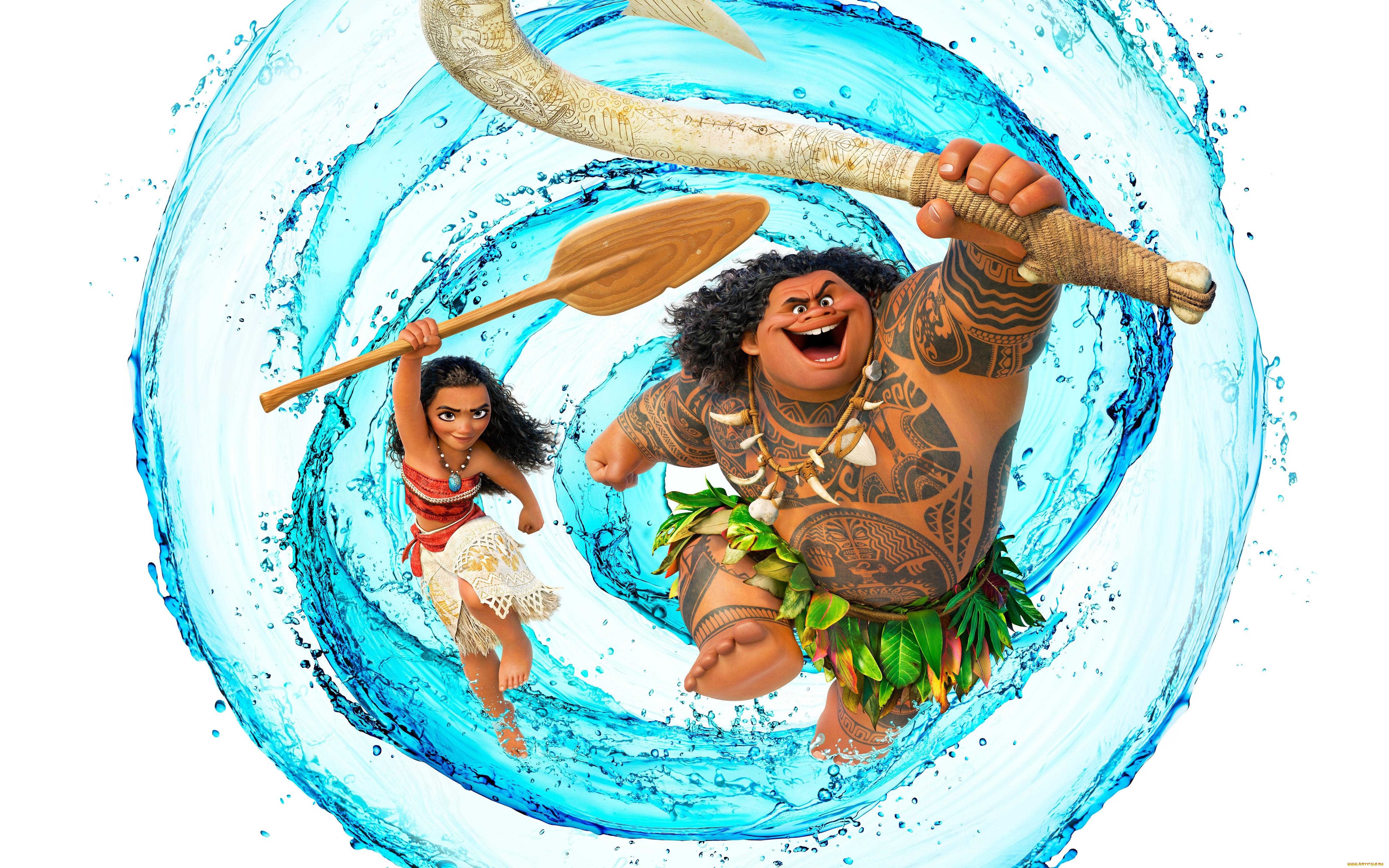 мультфильмы, moana, персонажи
