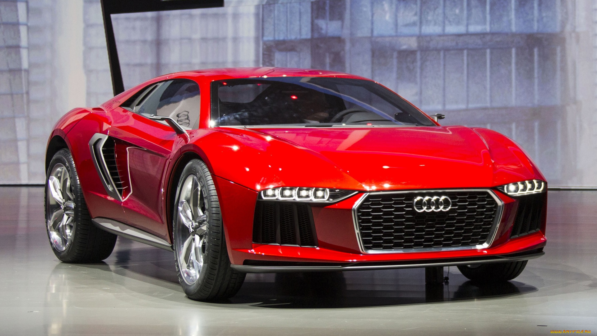audi, nanuk, quattro, concept, 2013, автомобили, audi, красный, 2013, concept, quattro, nanuk