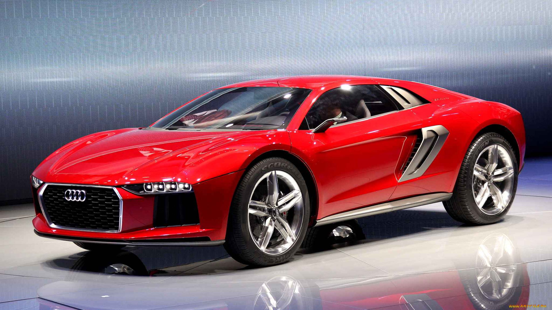 audi, nanuk, quattro, concept, 2013, автомобили, audi, красный, 2013, concept, quattro, nanuk