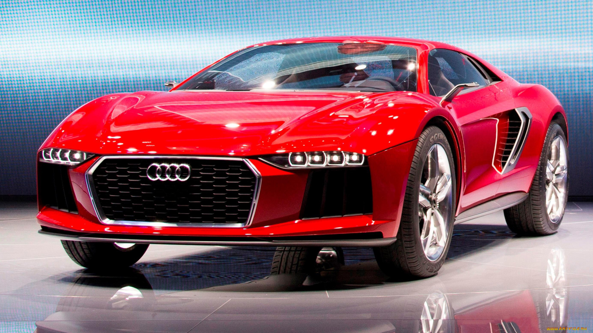 audi, nanuk, quattro, concept, 2013, автомобили, audi, красный, concept, quattro, 2013, nanuk
