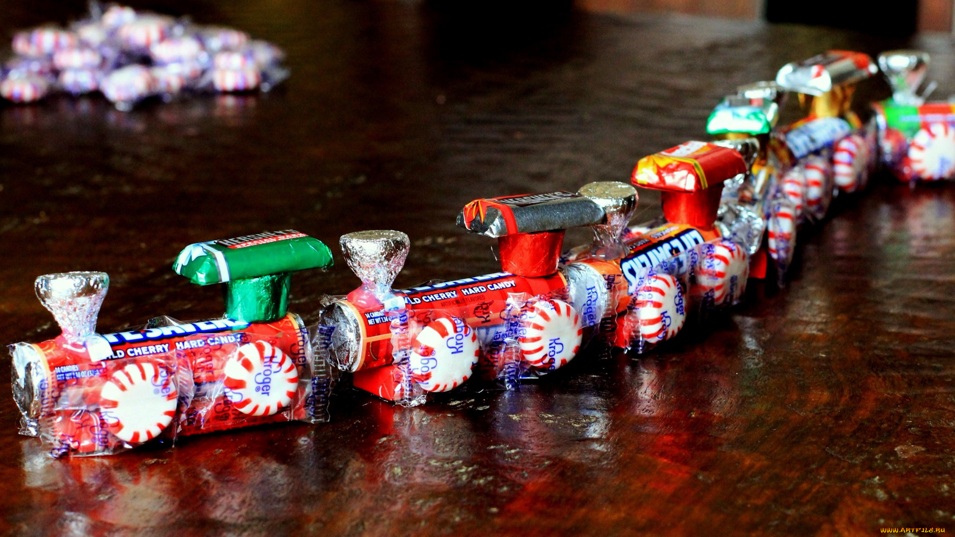 еда, конфеты, , шоколад, , сладости, паровозик, конфетный