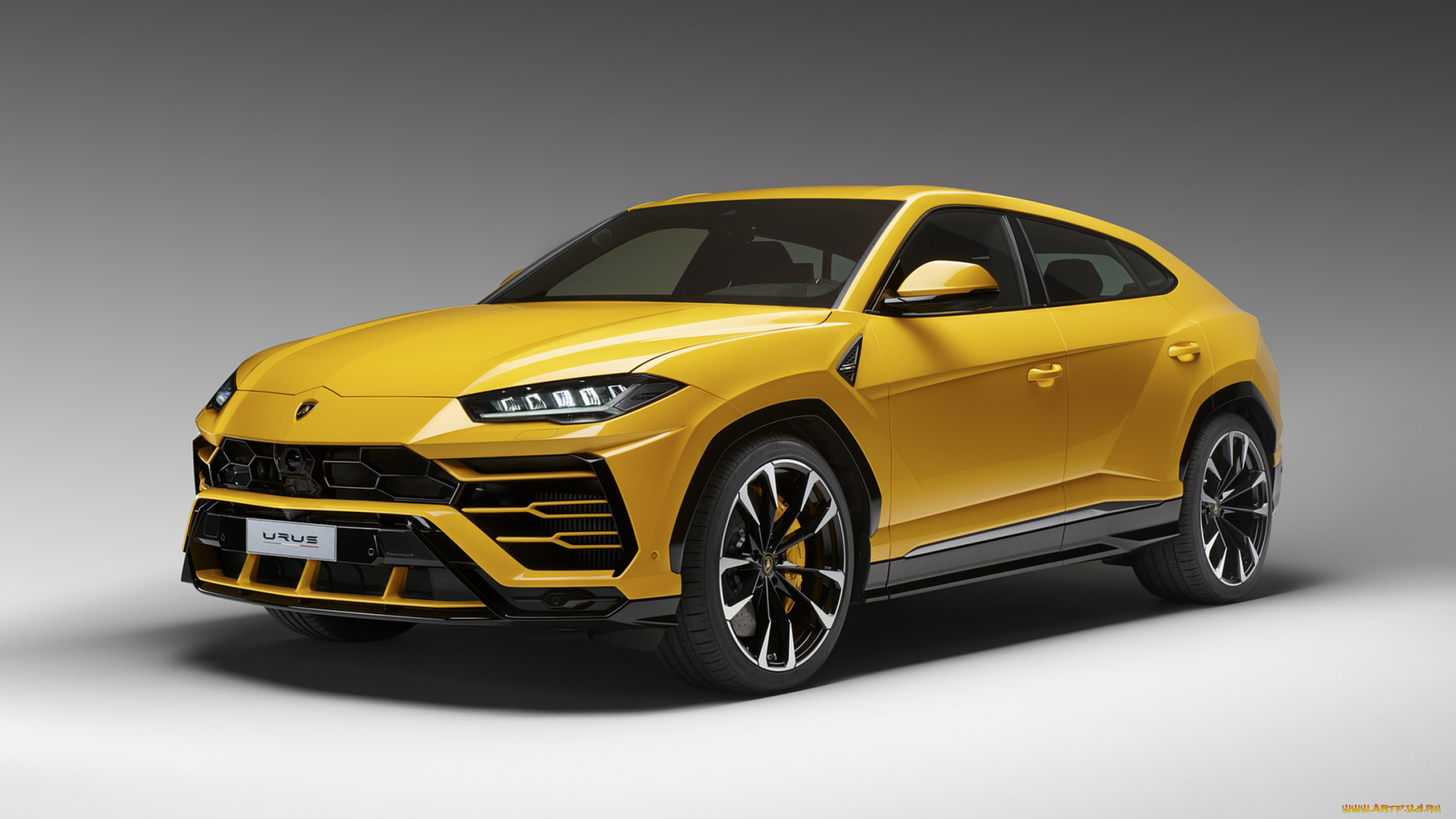 lamborghini, urus, 2019, автомобили, lamborghini, urus, 2019, жёлтый