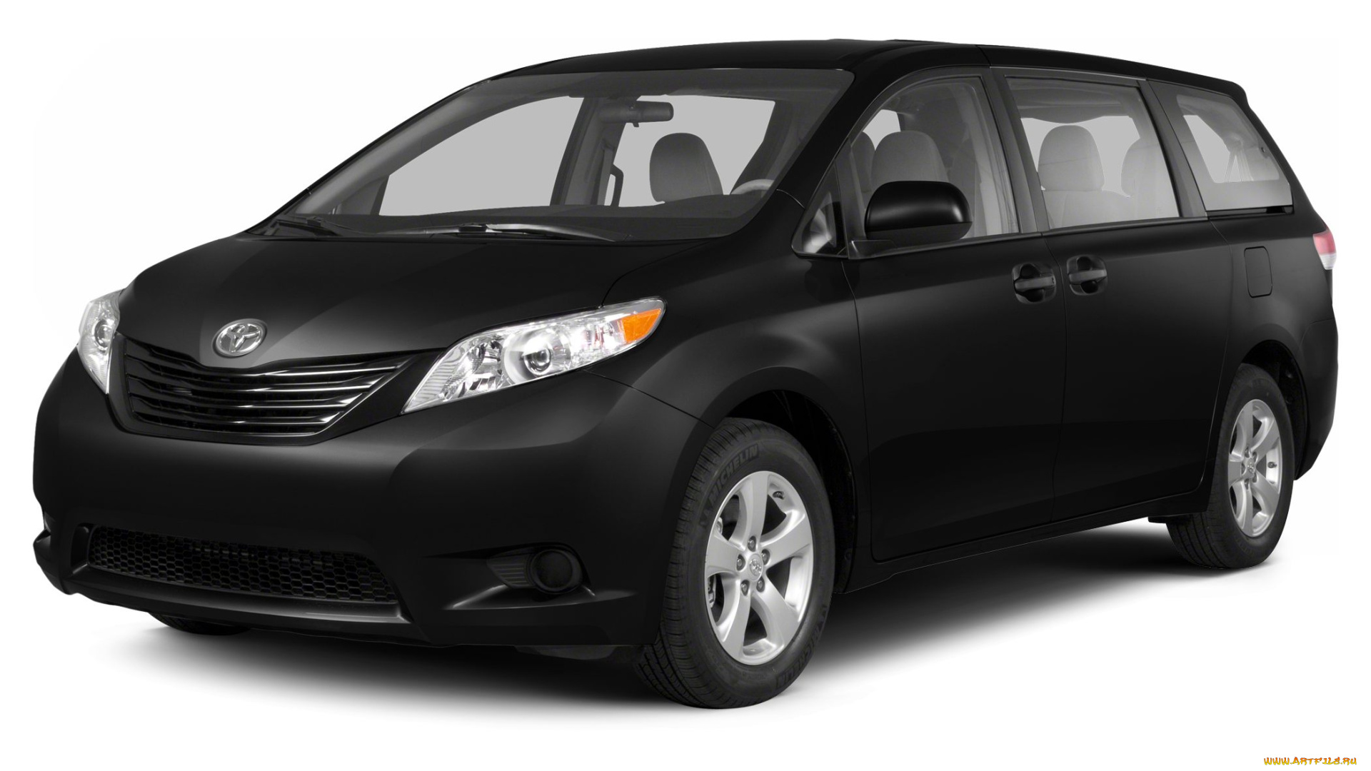 toyota, sienna, 2014, автомобили, toyota, 2014, чёрная, sienna