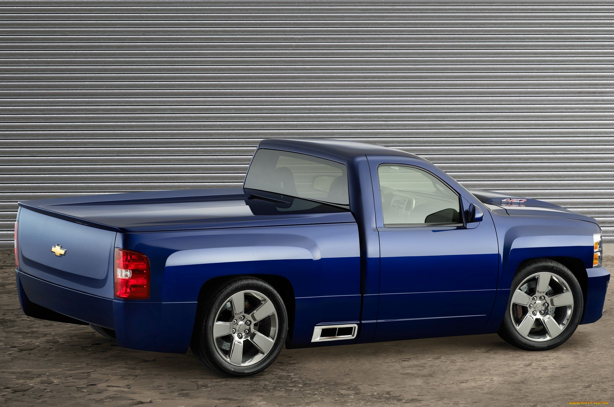 chevrolet, silverado, 427, concept, 2014, автомобили, chevrolet, silverado, concept, синий, 2014, 427