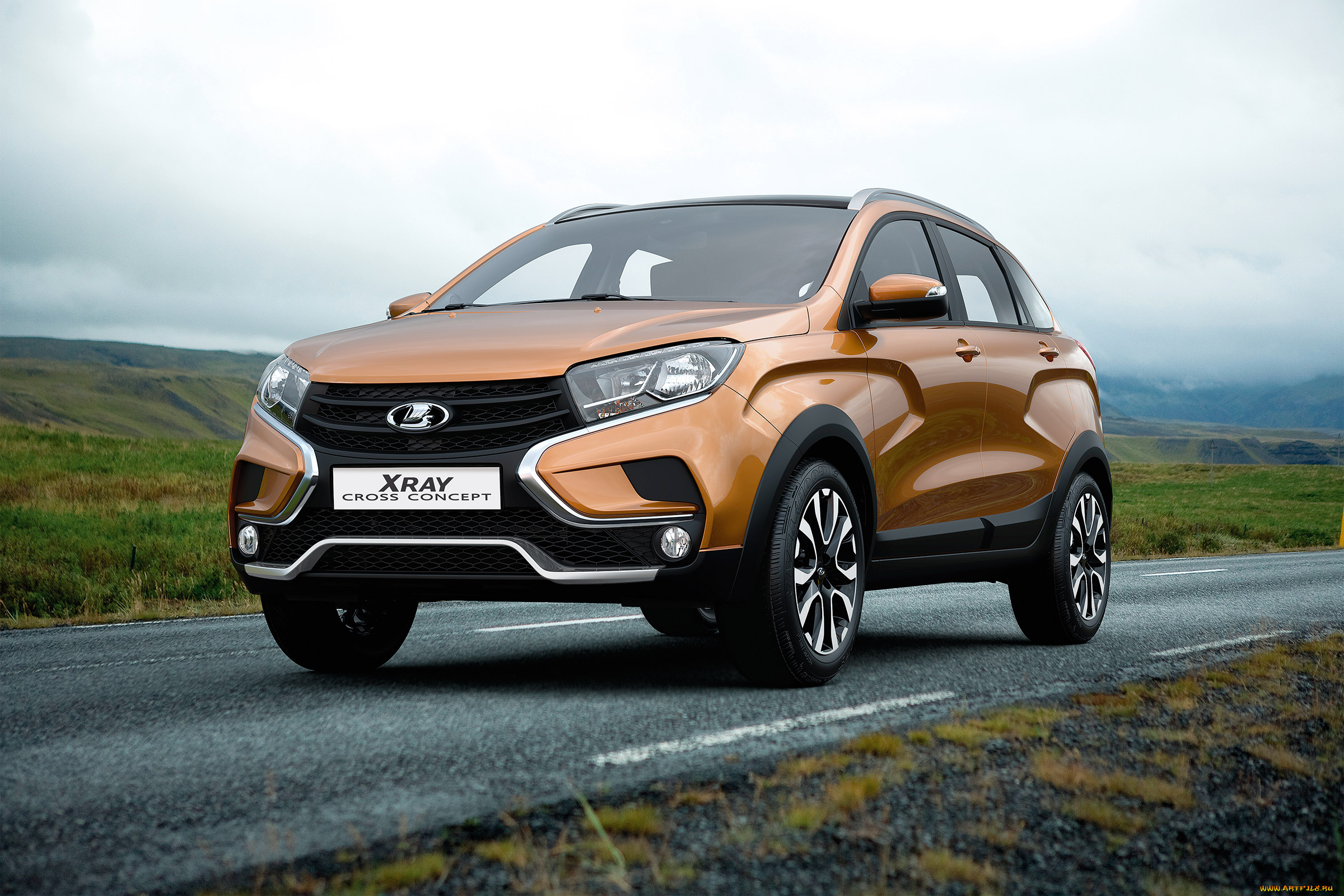 lada, xray, cross, concept, 2016, автомобили, ваз, lada, xray, cross, concept, 2016