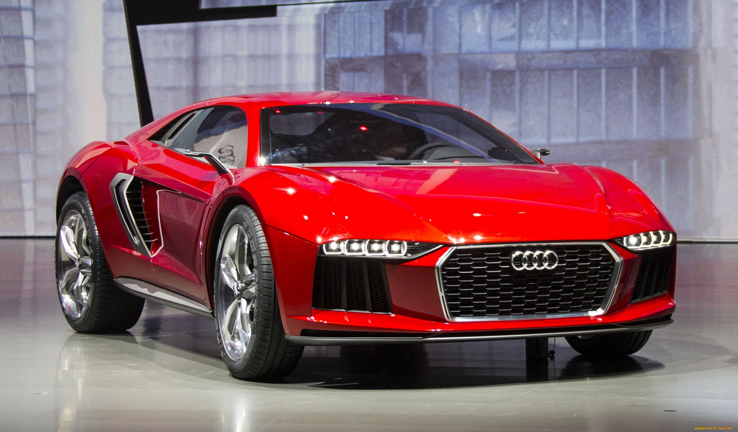 audi, nanuk, quattro, concept, 2013, автомобили, audi, красный, 2013, concept, quattro, nanuk