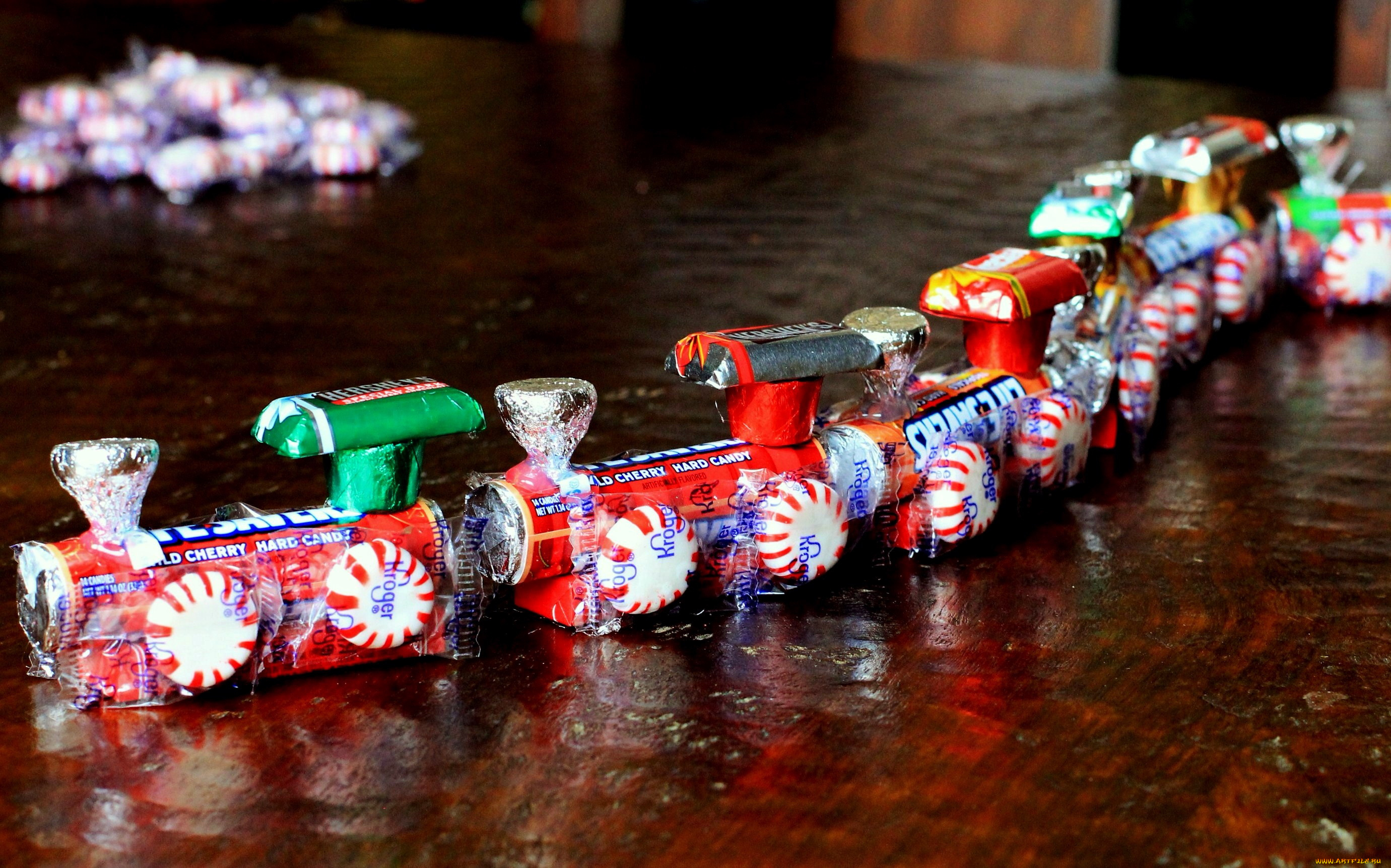 еда, конфеты, , шоколад, , сладости, паровозик, конфетный