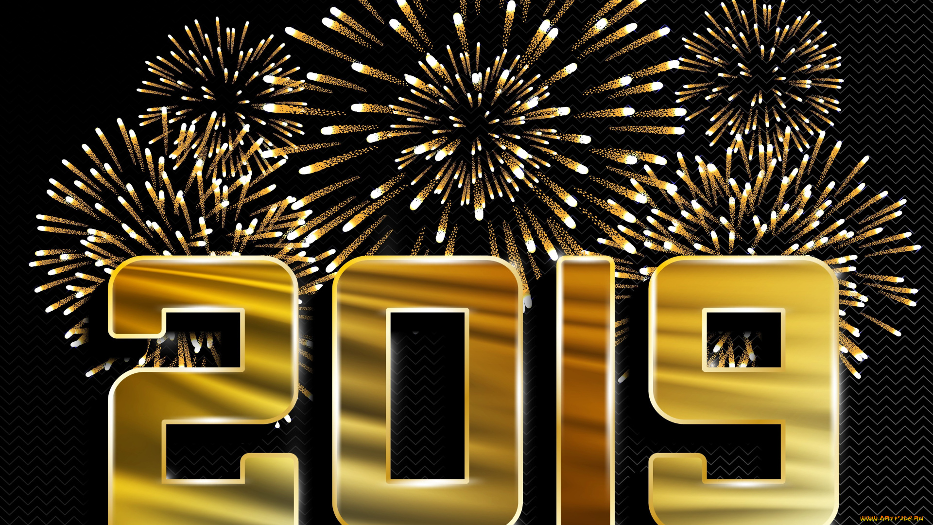 праздничные, векторная, графика, , новый, год, салют, новый, год, цифры, фон