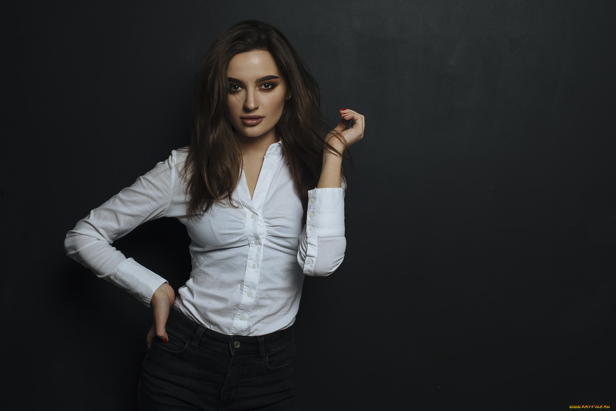 девушка, девушки, -unsort, , брюнетки, темноволосые, модель