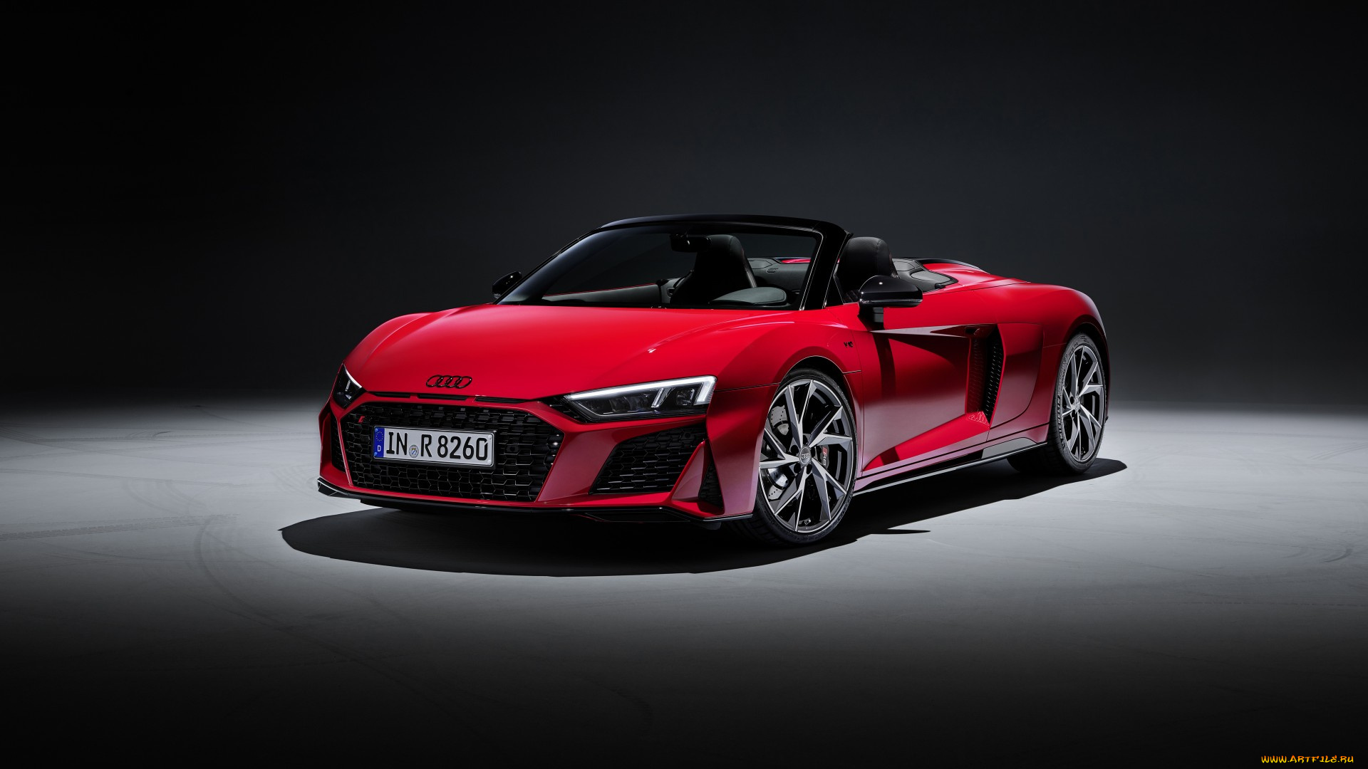 2019, audi, r8, v10, rwd, spyder, автомобили, audi, 2019, кабриолет, rwd, v10, новинки, авто, spyder, r8, красный