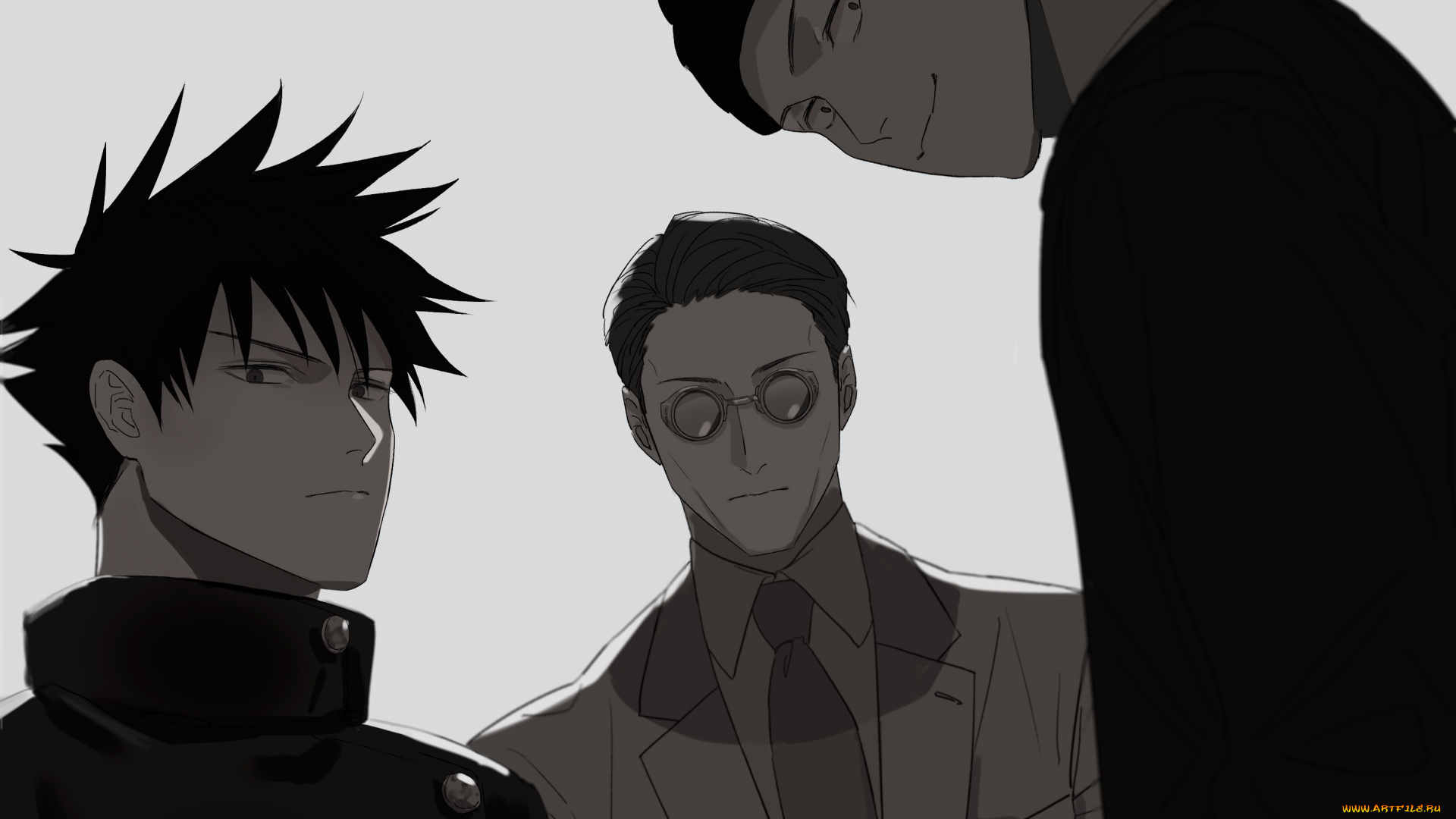 аниме, jujutsu, kaisen, магическая, битва