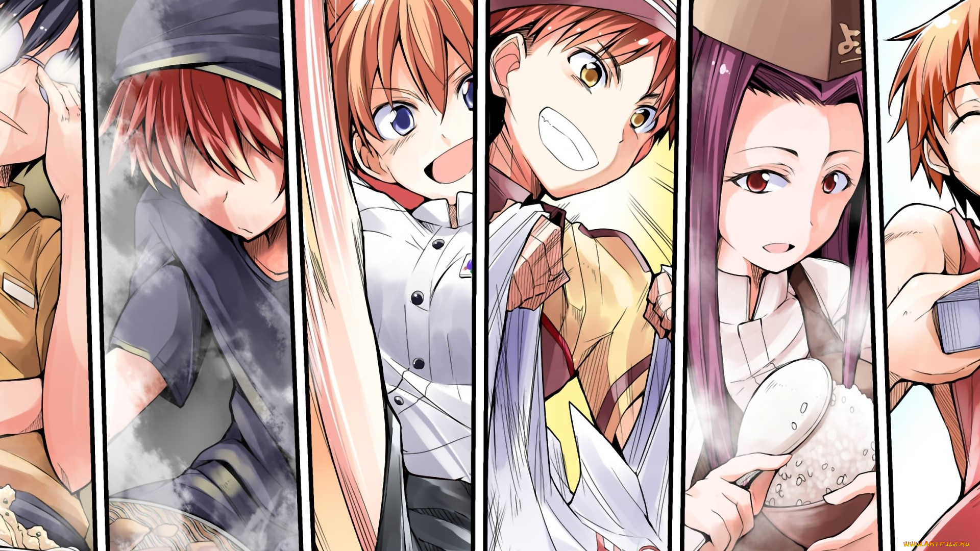 аниме, shokugeki, no, soma, кухня, сомы