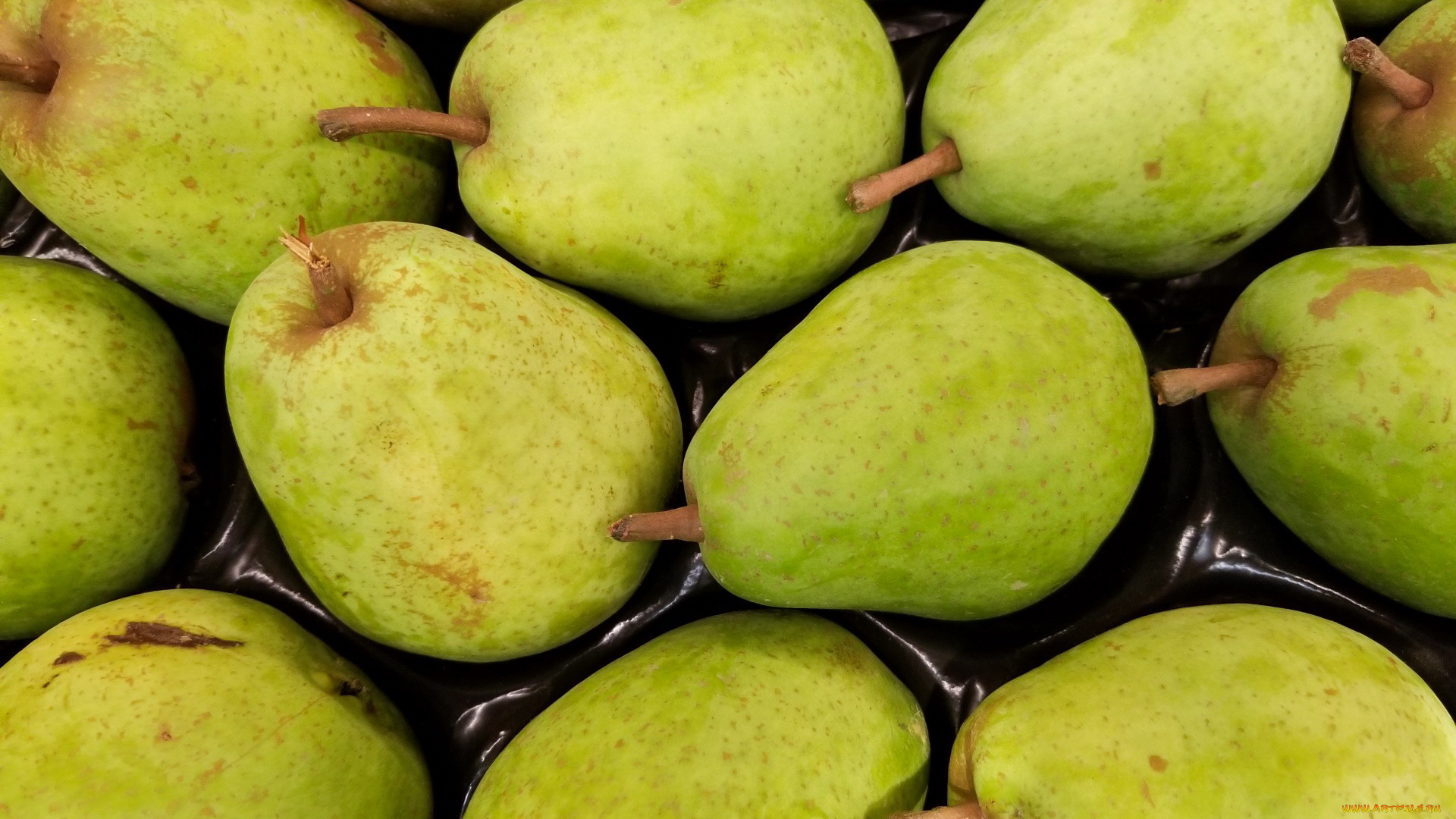 еда, груши, зеленые, много