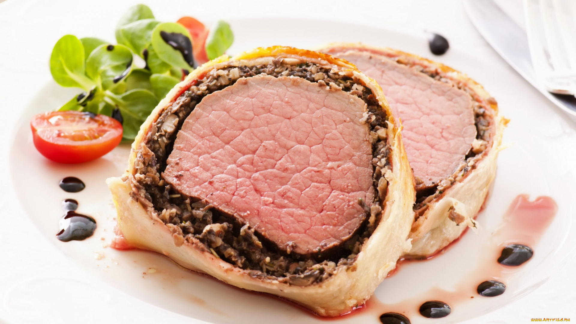 еда, мясные, блюда, мясной, рулет