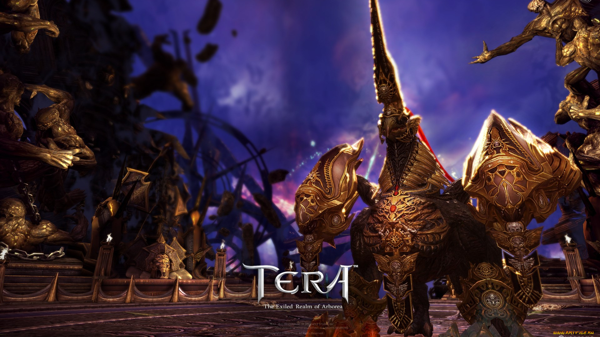 видео, игры, tera, , the, exiled, realm, of, arborea, существа, статуи