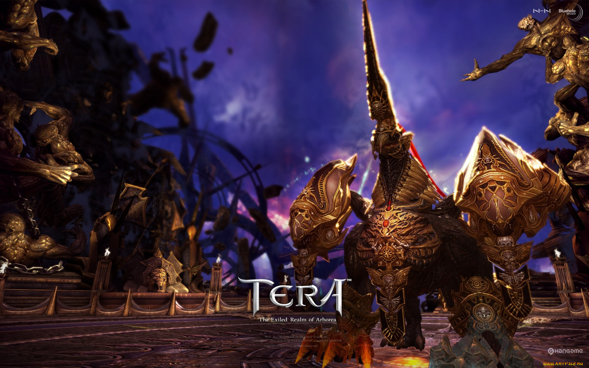 видео, игры, tera, , the, exiled, realm, of, arborea, существа, статуи