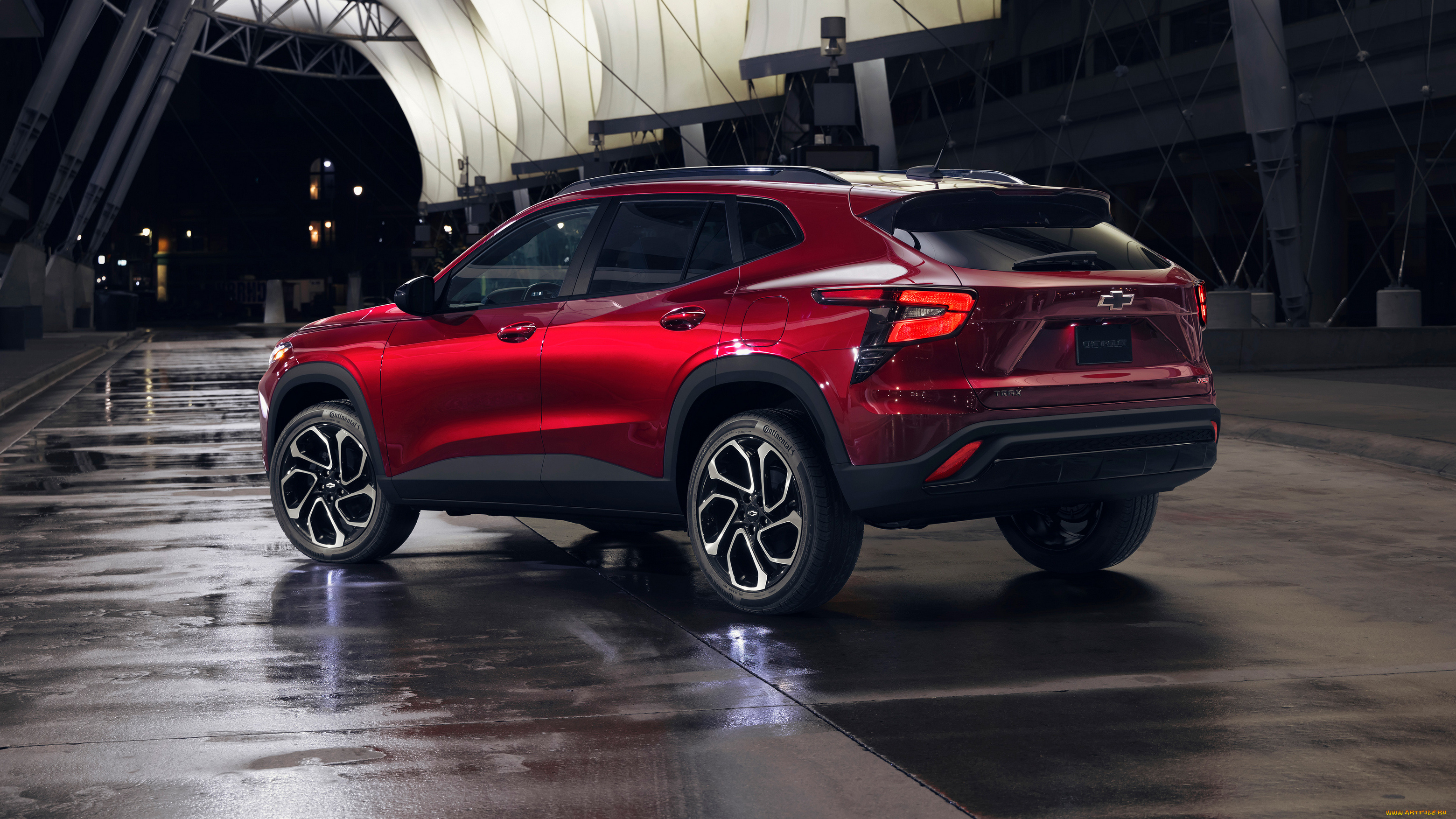 автомобили, chevrolet, сhevrolet, trax, rs, 2024, красный, кроссовер, шевроле