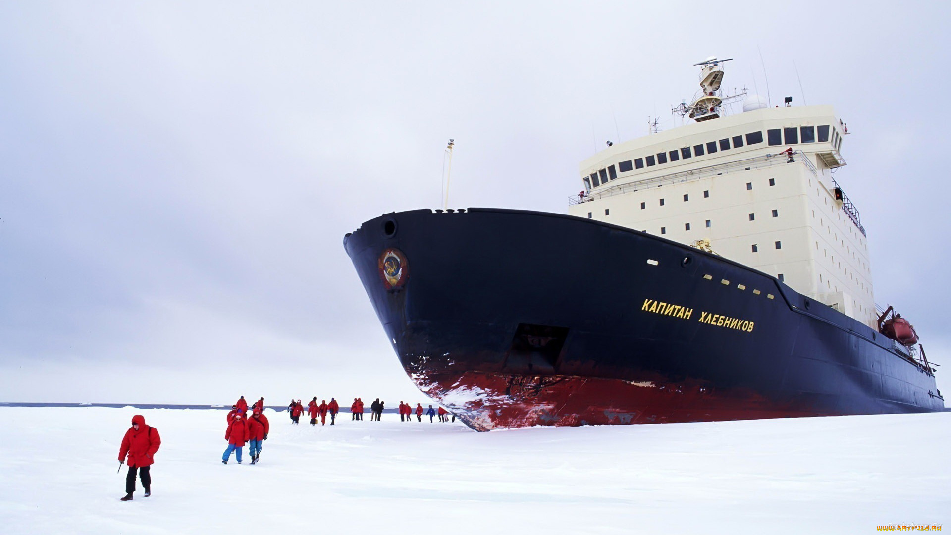 корабли, ледоколы, ледокол, лед, люди