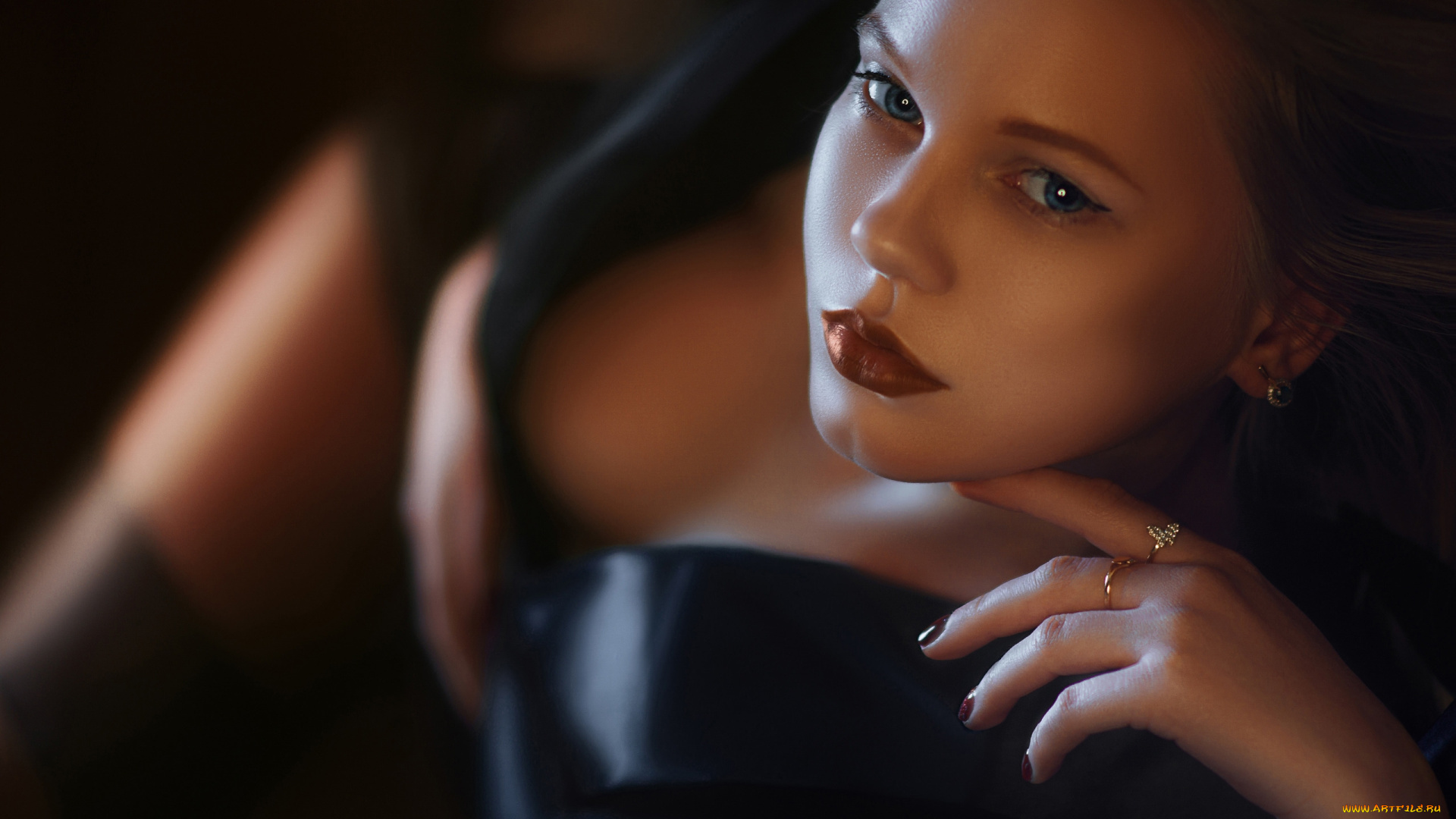 яна, ковалёва, девушки, брюнетка, поза, декольте