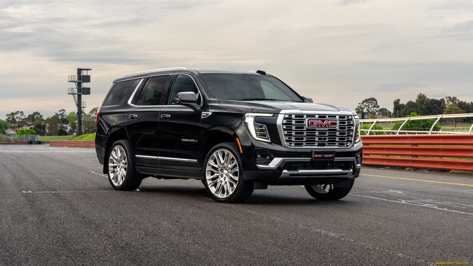 автомобили, gm-gmc, gmc, yukon, denali, 2024, чeрный, джип