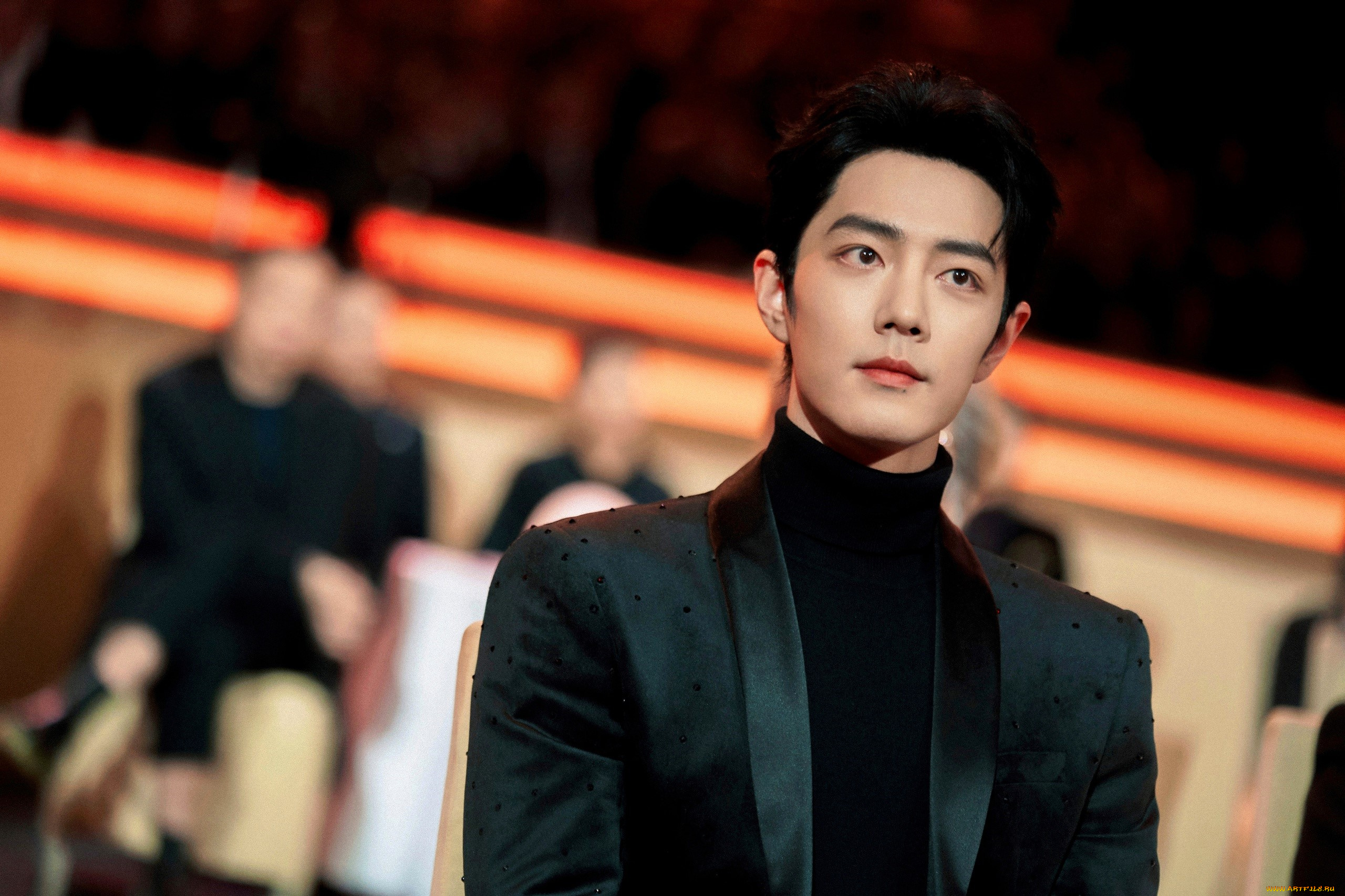 мужчины, xiao, zhan, актер, пиджак