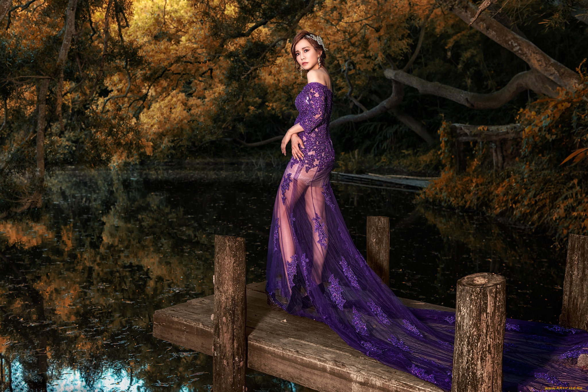 девушки, -, азиатки, девушка