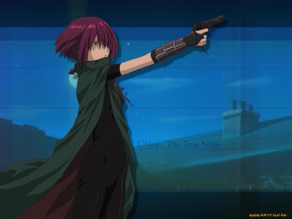 noir, аниме