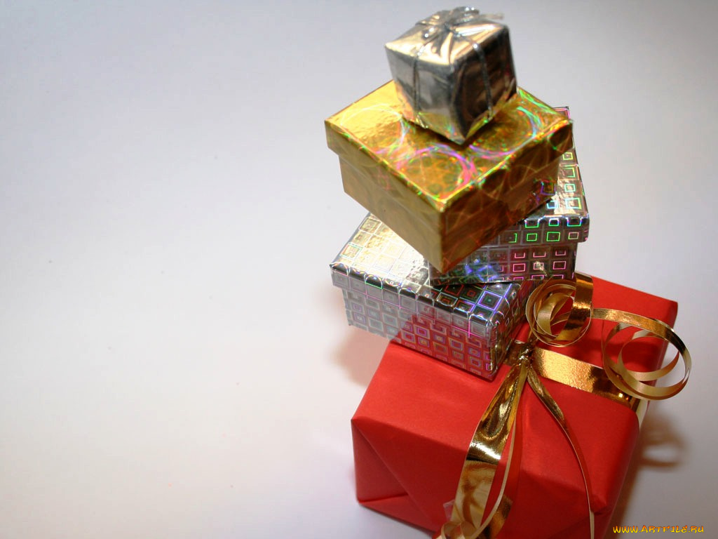 праздничные, подарки, коробочки