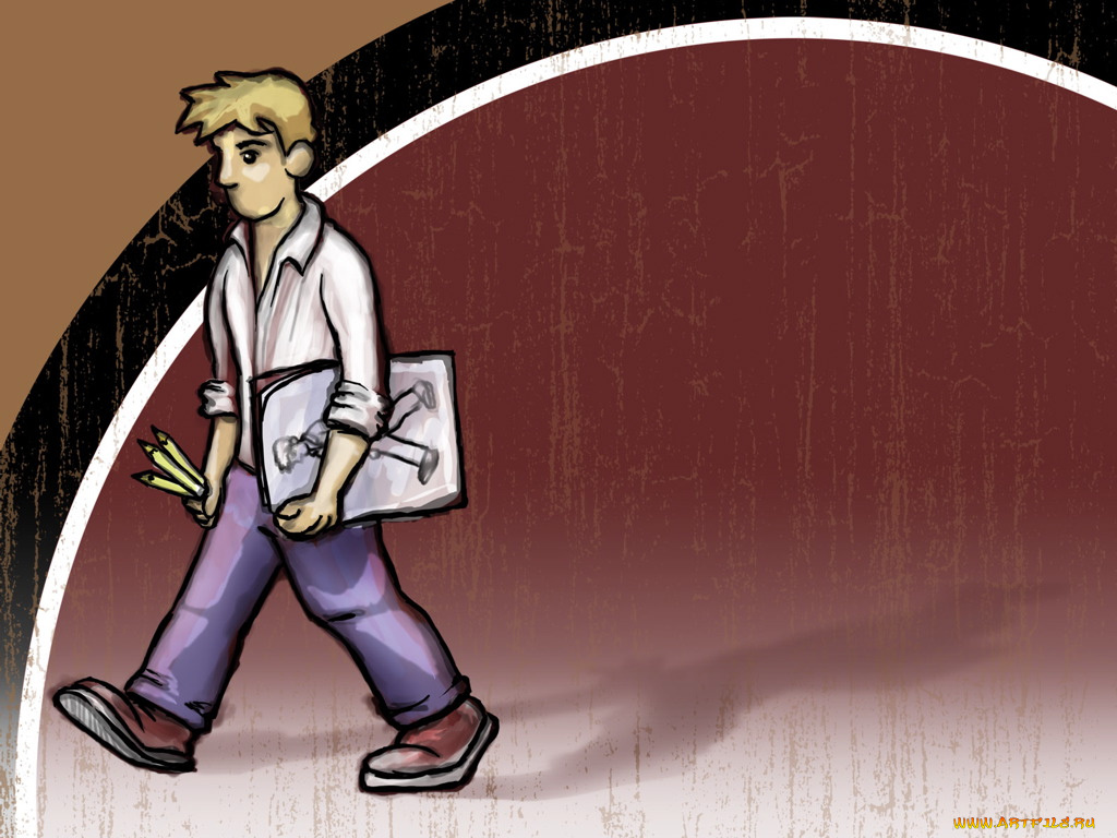 рисованные, люди