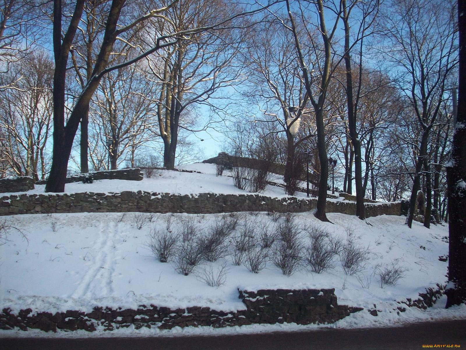 рига, бастионная, горка, города, латвия