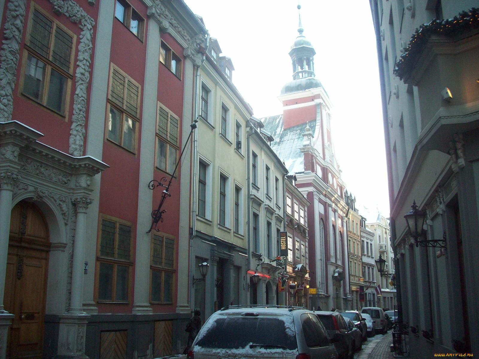 старая, рига, города, латвия