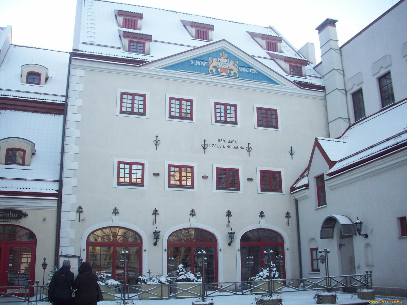 старая, рига, города, латвия