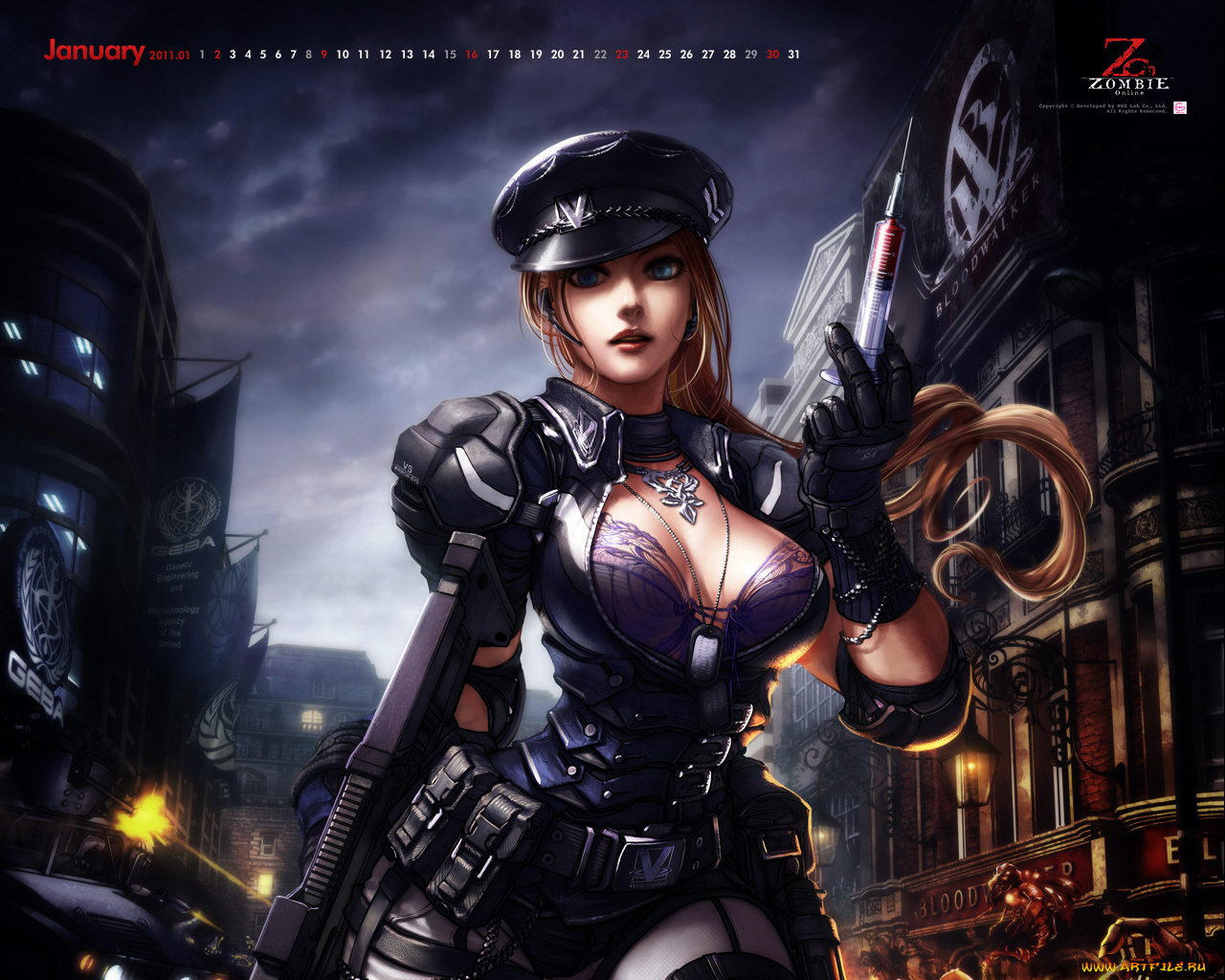 календари, аниме