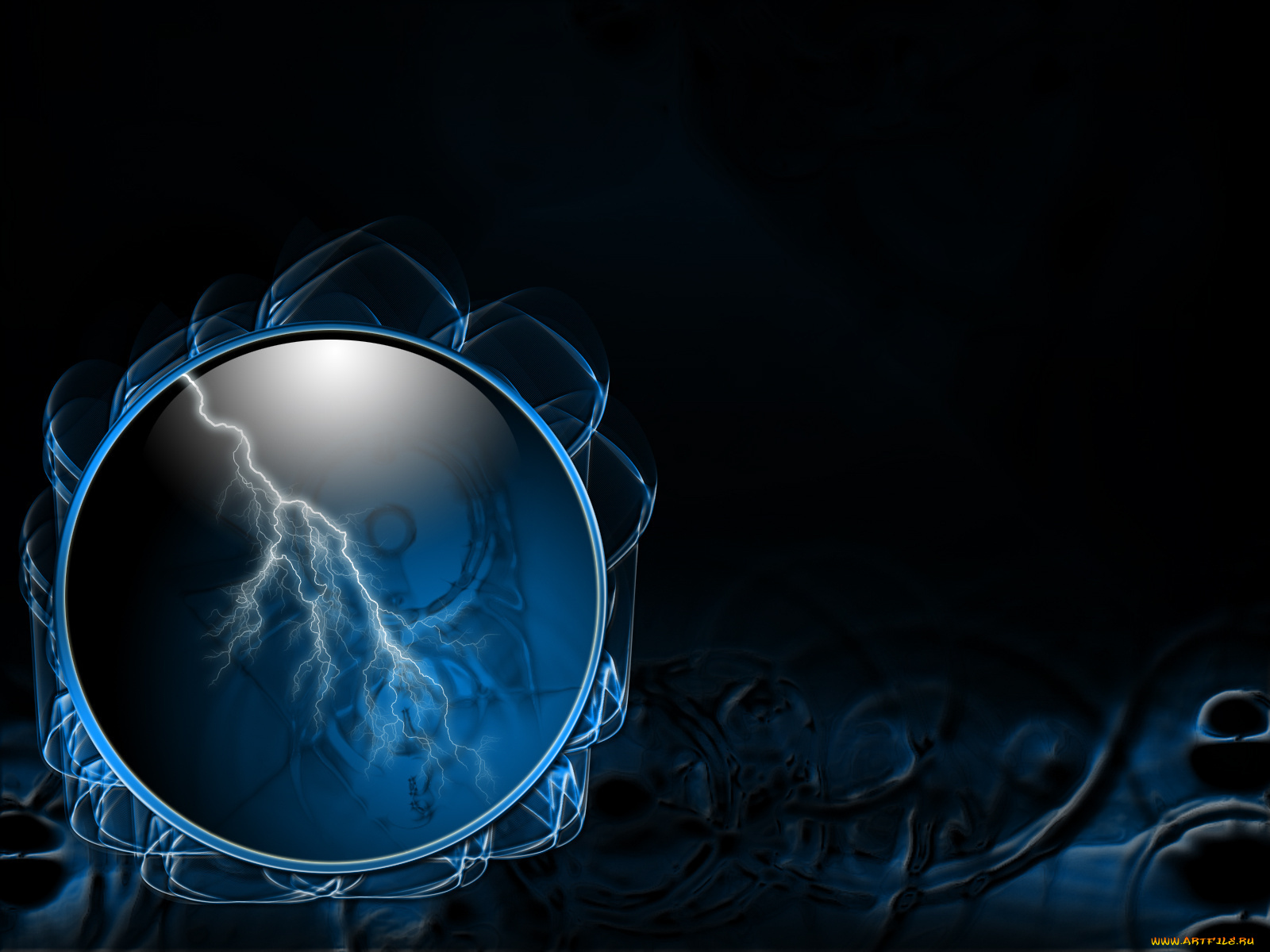 3д, графика, шары, фон, тёмный, абстракция