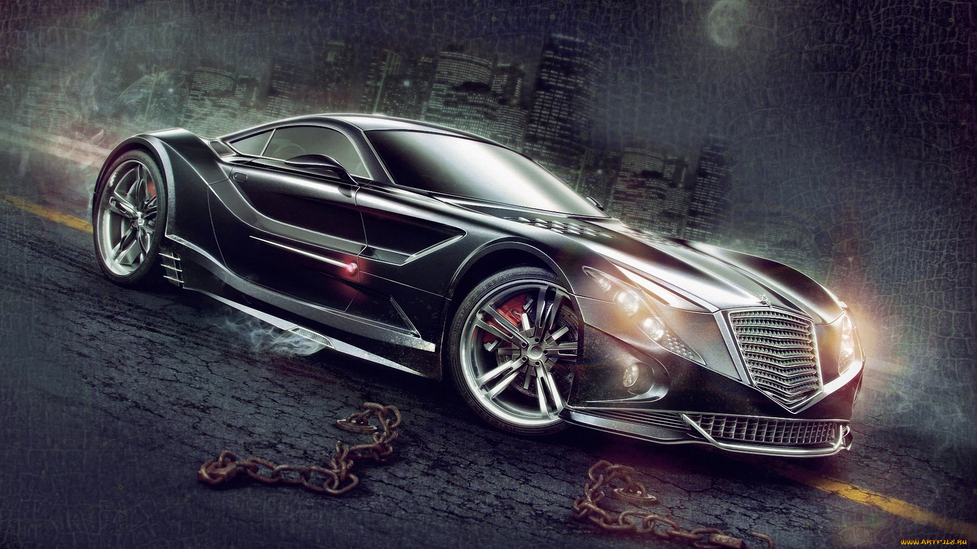 aleksandr, kuskov, рисованные, авто, мото, цепи