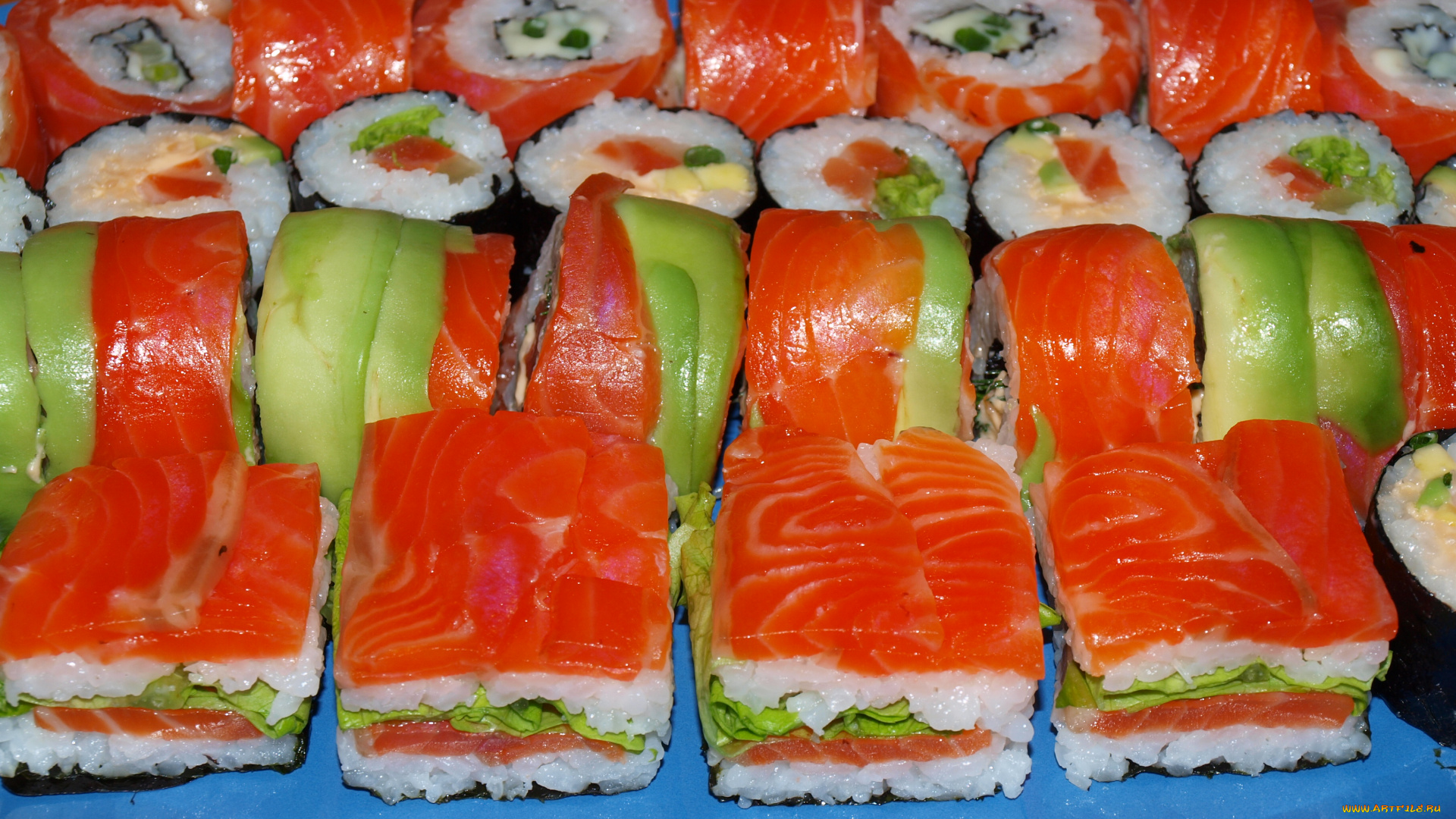 еда, рыба, морепродукты, суши, роллы, японская, кухня