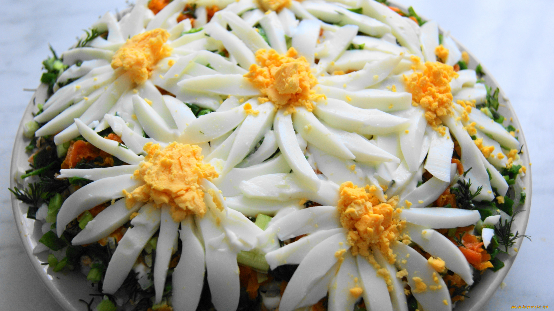 еда, салаты, закуски, ромашковое, поле