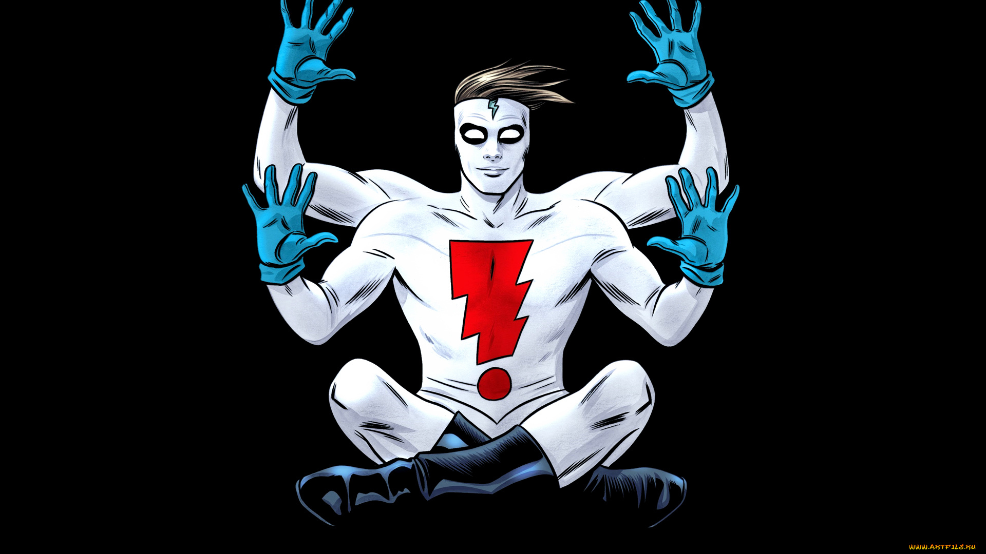 madman, рисованные, комиксы, черный, фон