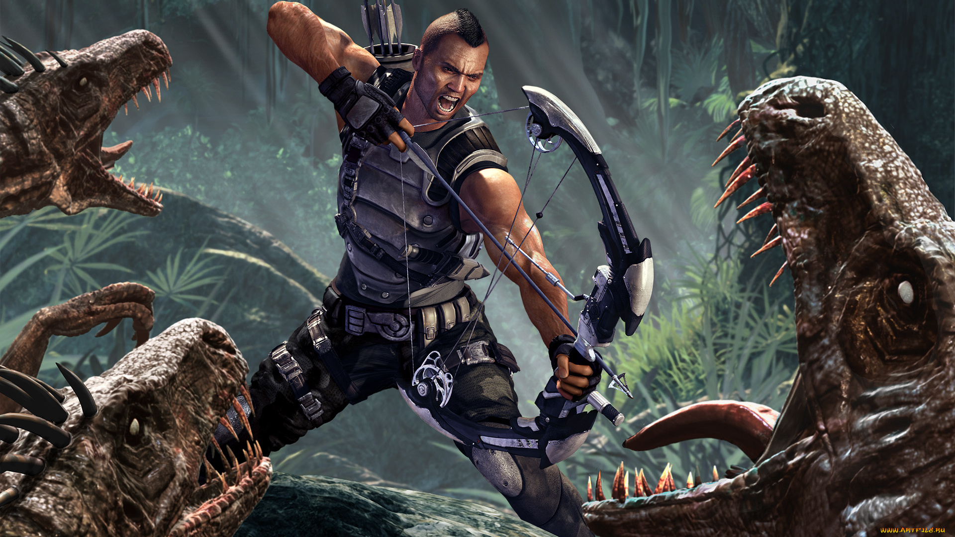 turok, видео, игры, солдат, динозавры