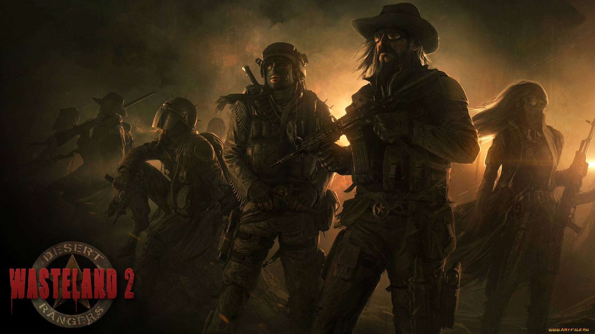 wasteland, видео, игры, оружие, солдаты, ковбой