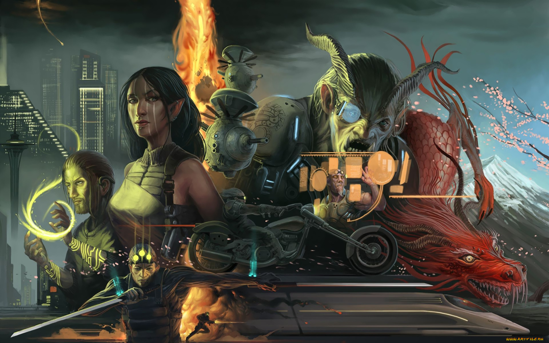 shadowrun, returns, видео, игры, персонажи