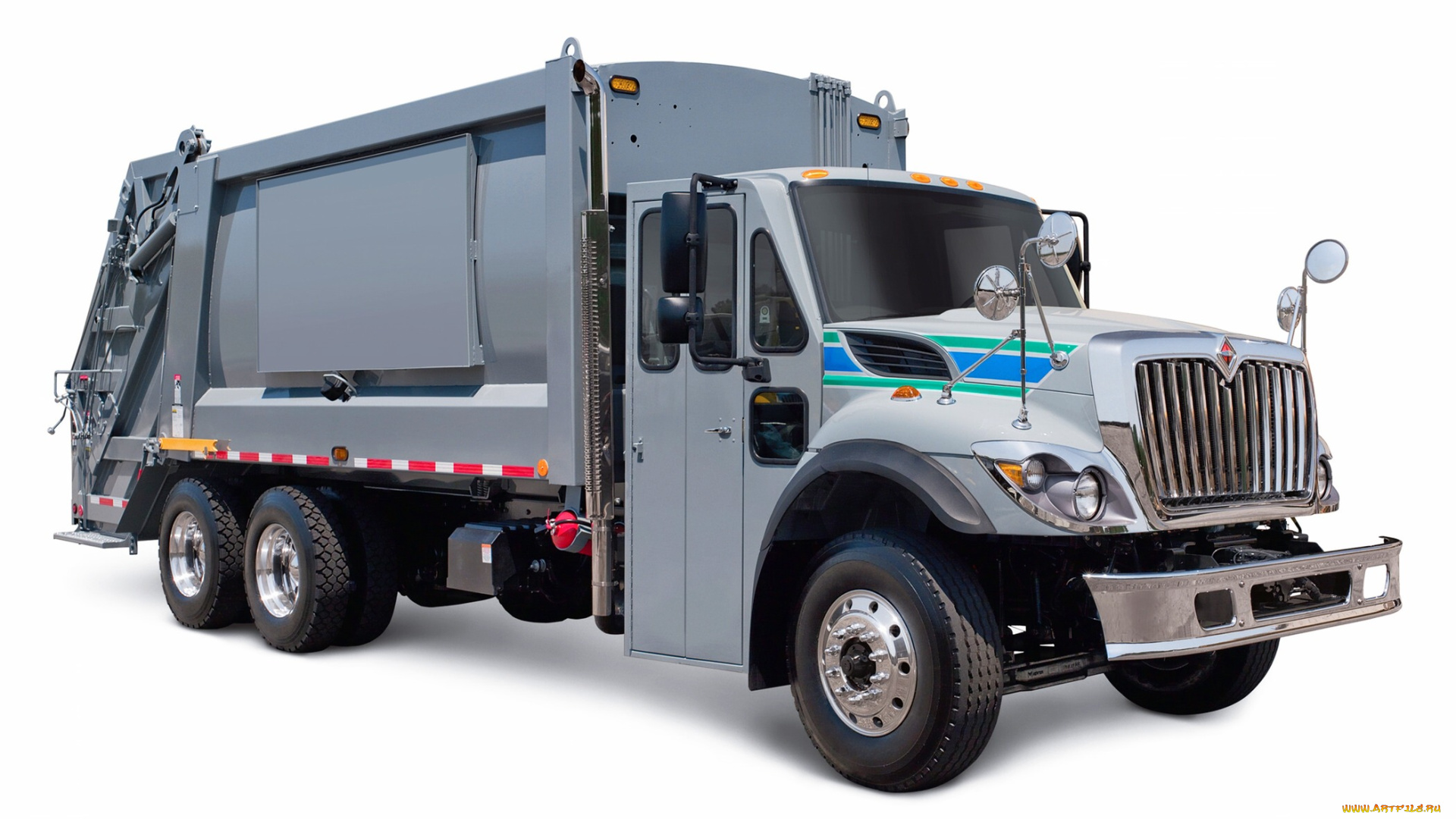 international, workstar, 6x4, rolloffcon, автомобили, мусоровозы, auto