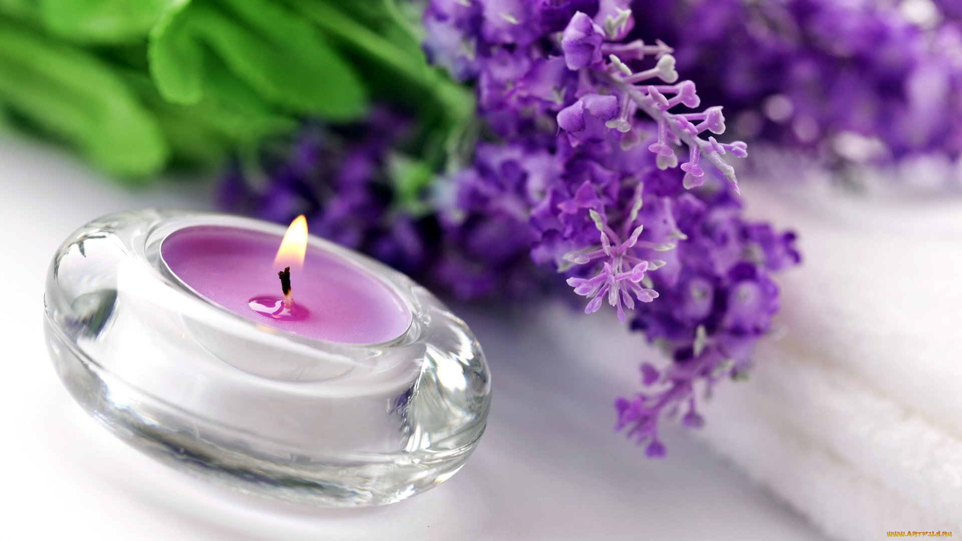 разное, свечи, лиловый