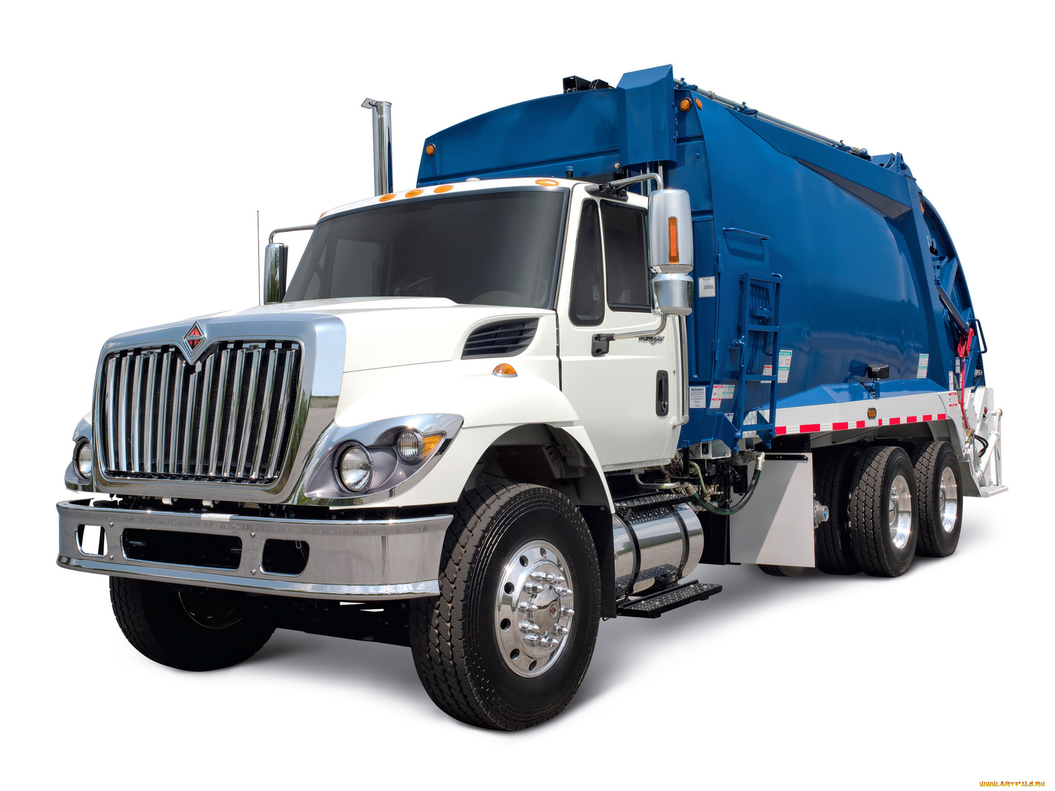international, workstar, 6x4, rolloffcon, автомобили, мусоровозы, auto