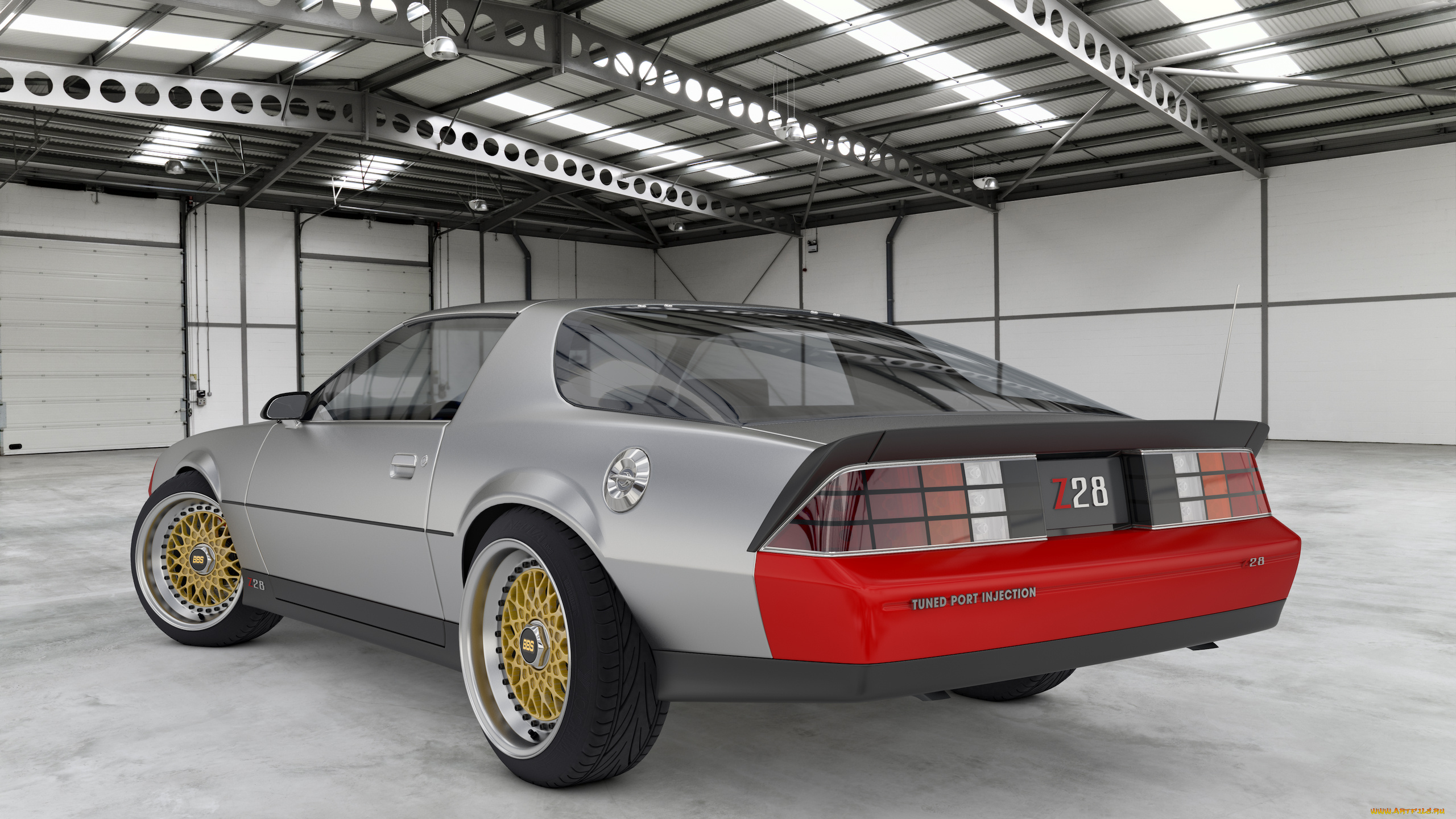 автомобили, 3д, camaro, chevrolet, z28, 1990