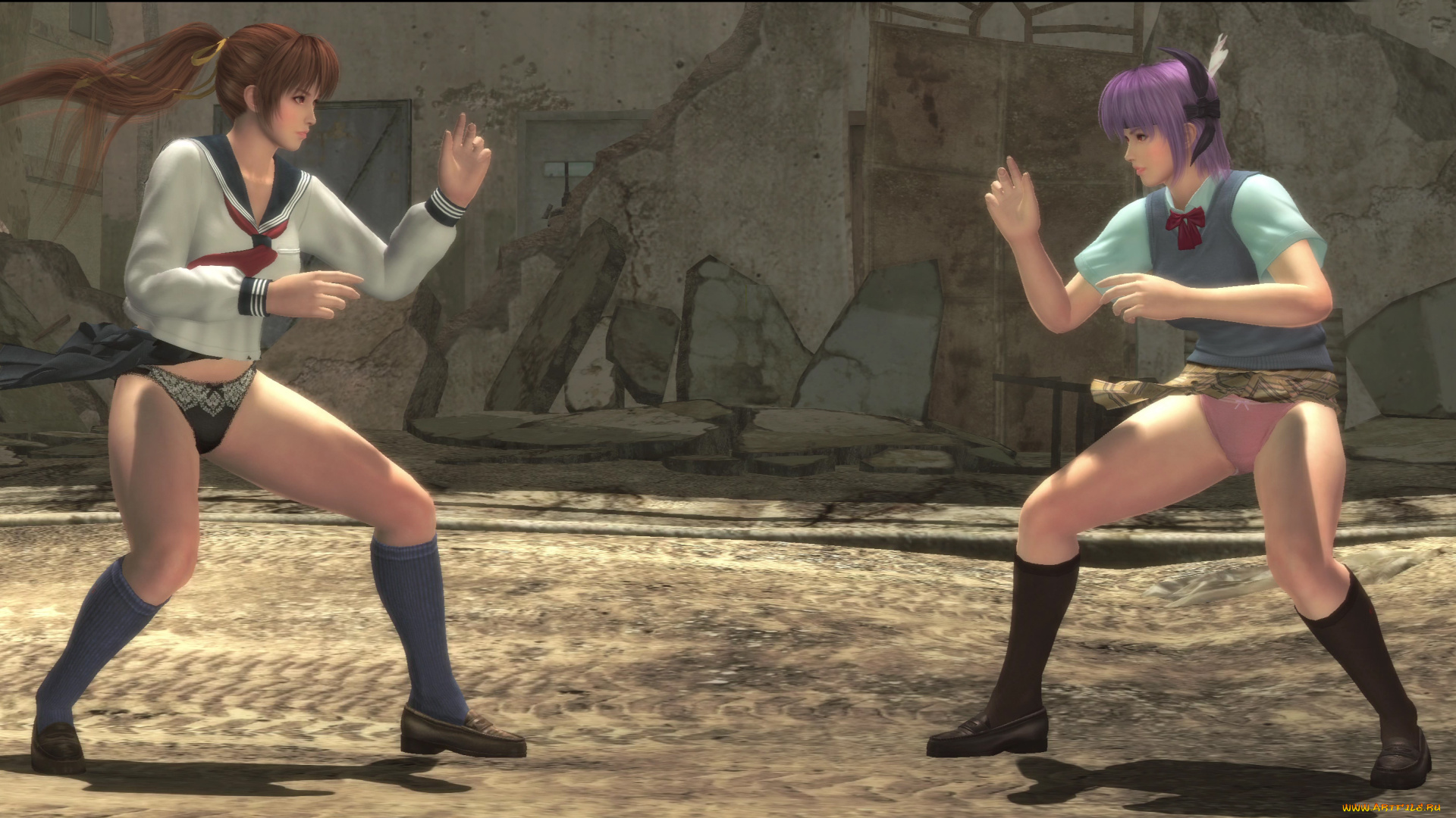 3д, графика, аниме, , anime, взгляд, девушки, поза, фон