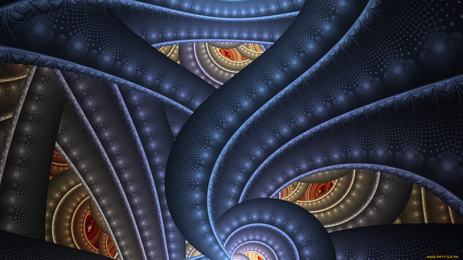 3д, графика, фракталы, , fractal, цвета, фон, узор